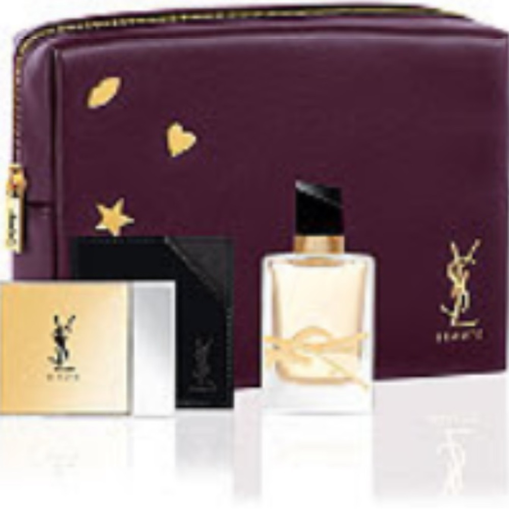New ⭐️ YSL Yves Saint Lurant Beaute Makeup Cosmetic Bag w/ Studs - Picture 3 of 5